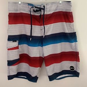O’Neil red/white/blue Men’s Swim Shorts